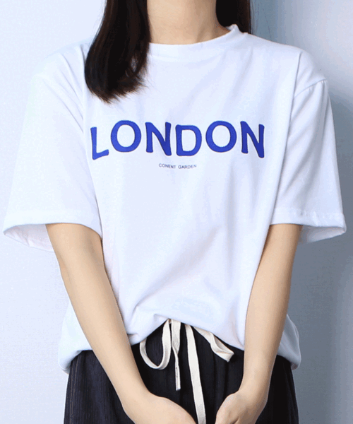 (베이직) 런던 라운드 반팔 티셔츠